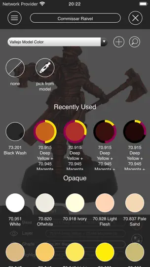 Captura de pantalla de Impcat en iPhone 5