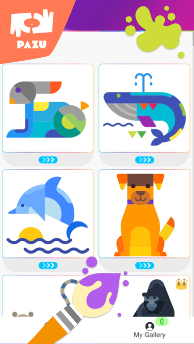 Coloring games - for toddlers Screenshot
