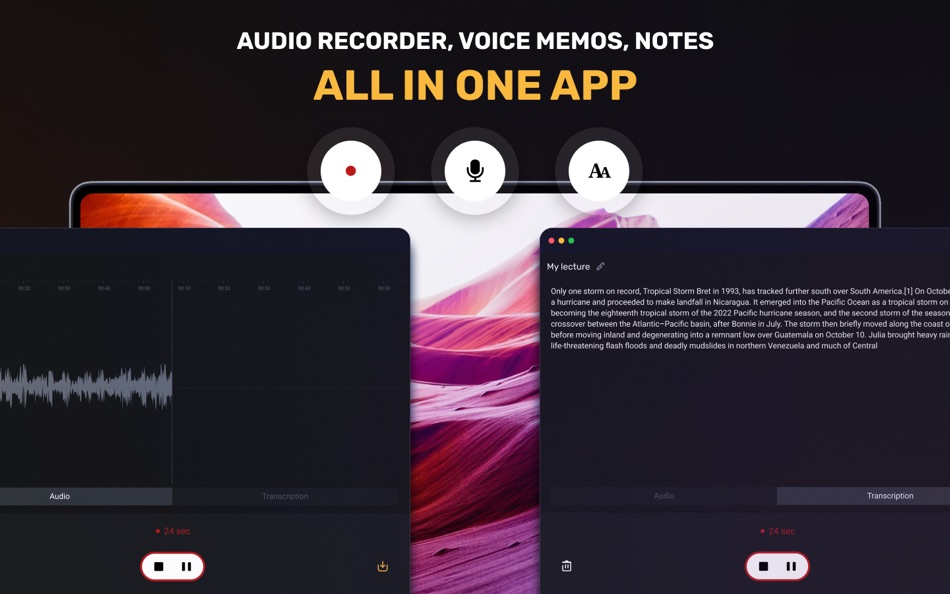 #2. Voice Memos - Audio Recorder (macOS) 由: Bitnite, TOO
