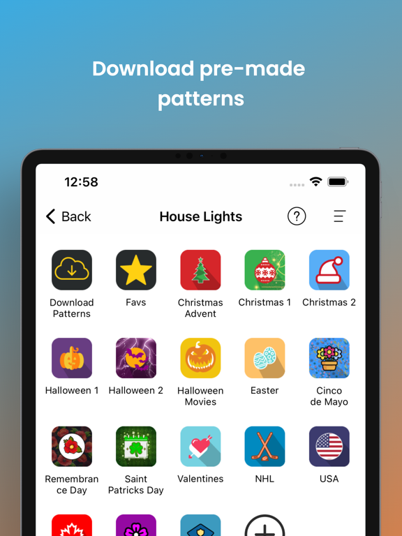 Gemstone Lights HUB iPad screenshot 5 - Lifestyle app