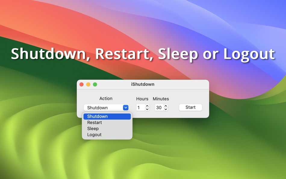 #2. iShutdown (macOS) By: Voglhuber