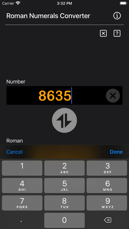 #6. Roman Numerals Converter Plus (iOS) By: Heng Jia Liang