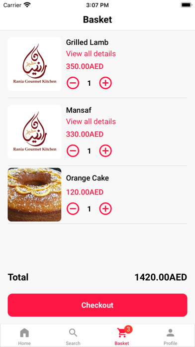Rania gourmet kitchen Screenshot