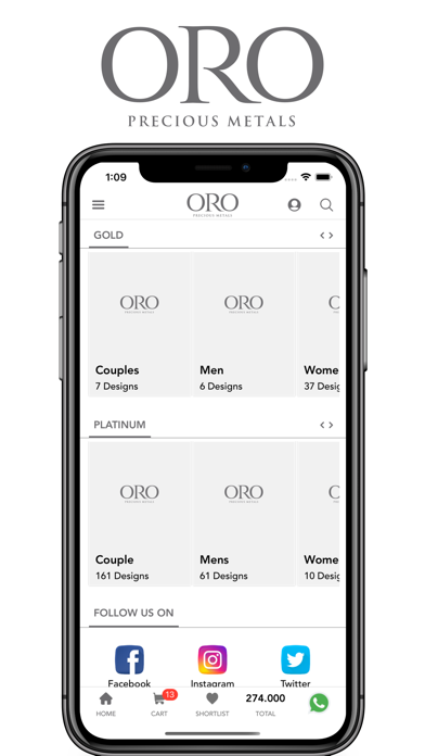 ORO Business Screenshot