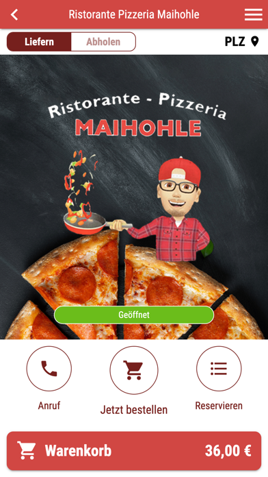 Ristorante Pizzeria Maihohle Screenshot