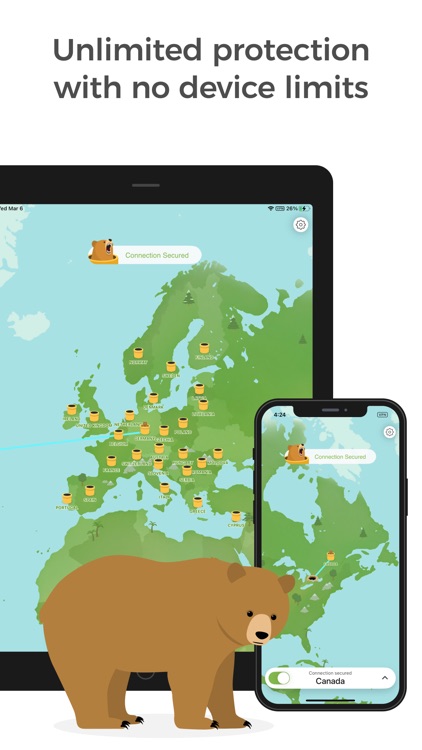 TunnelBear: Secure VPN & Wifi