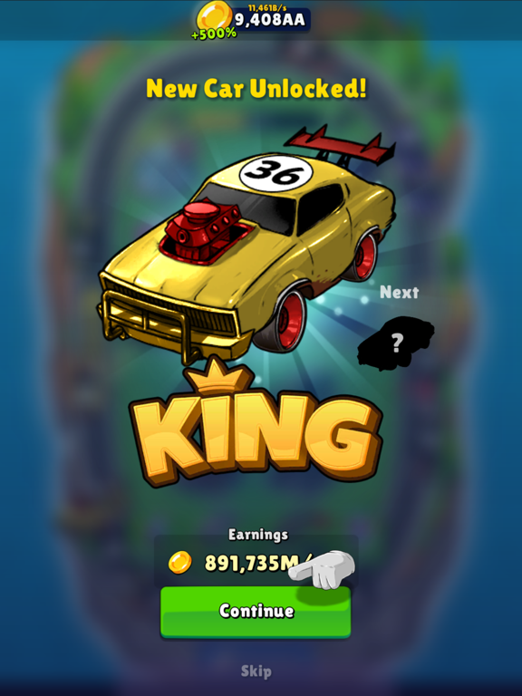 Screenshot #6 pour Merge Muscle Cars - Idle Games