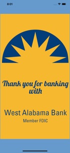 WEST ALABAMA BANK MOBILE screenshot #1 for iPhone
