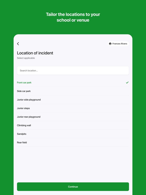App screenshot