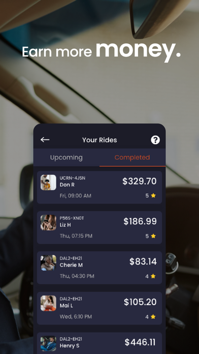 LUXY Driver: Drive & Earn Screenshot