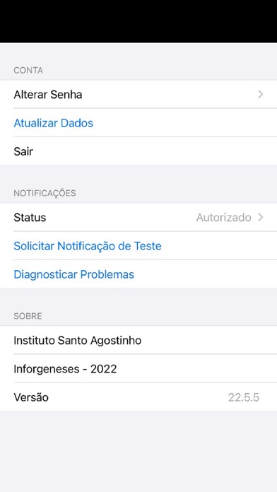 Instituto Santo Agostinho Screenshot