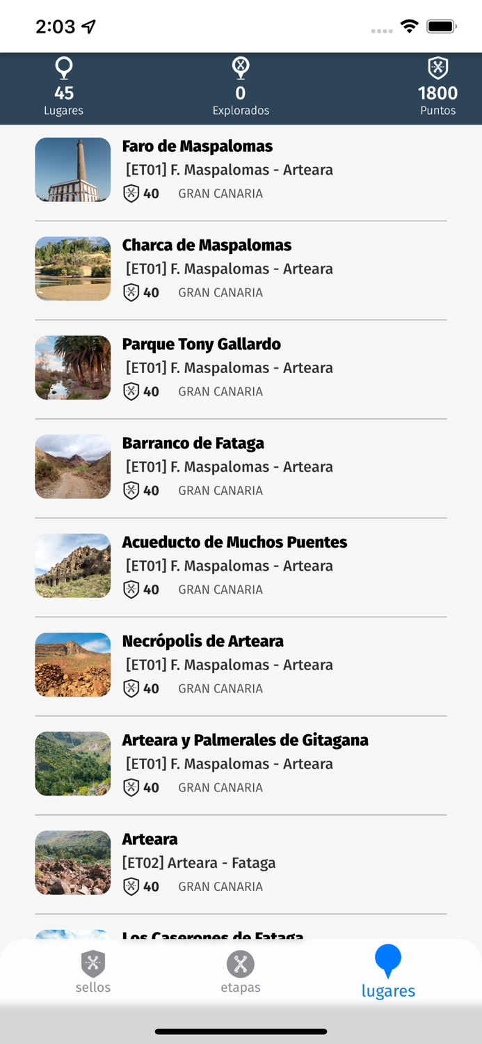 Camino Santiago entre volcanes