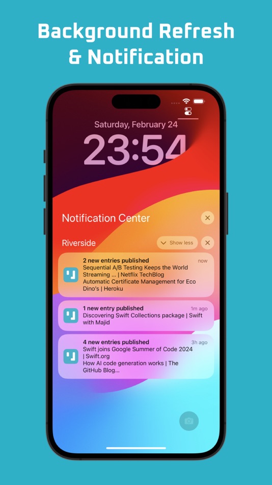 #3. Riverside - RSS Reader (iOS) 由: Maiku Yamaguchi
