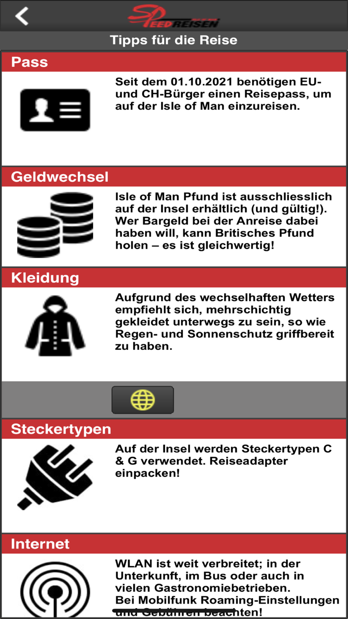Speed Reisen Isle of Man