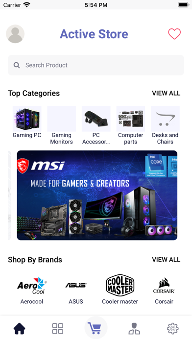Active Store Screenshot