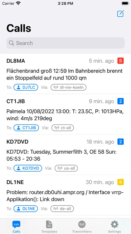DAPNET screenshot 1 of 6