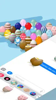 easter egg stickers basket iphone screenshot 2