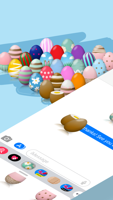 Easter Egg Stickers Basket Screenshot