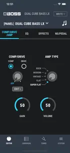 DUAL CUBE BASS LX Editor screenshot #1 for iPhone