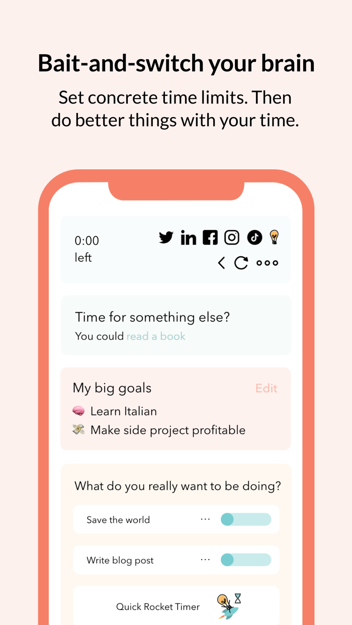 Unscroll Scroll Less. Do More