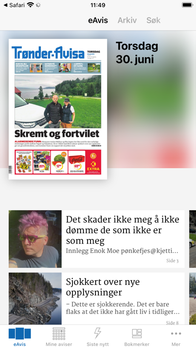 Trønder-Avisa eAvis Screenshot