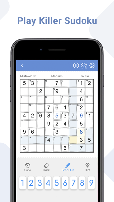 Killer Sudoku - Brain Games Screenshot