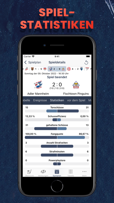 Hockeyweb － die Eishockey App Screenshot