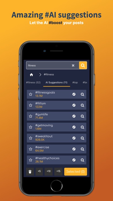 Trending Hashtags Inspector AI Screenshot