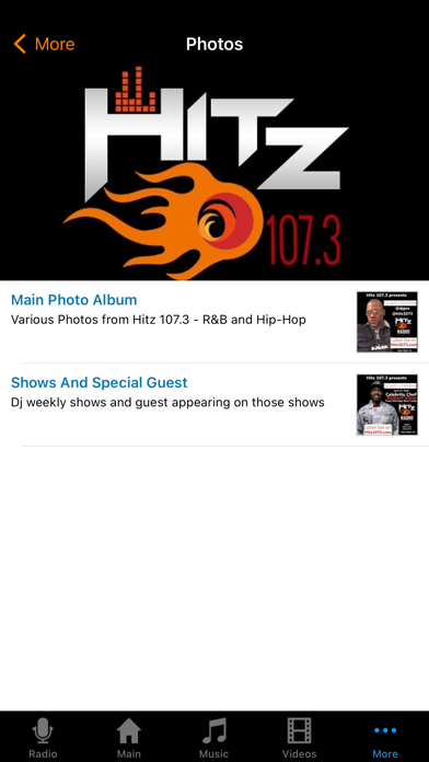 Hitz 107.3 the Beat Screenshot