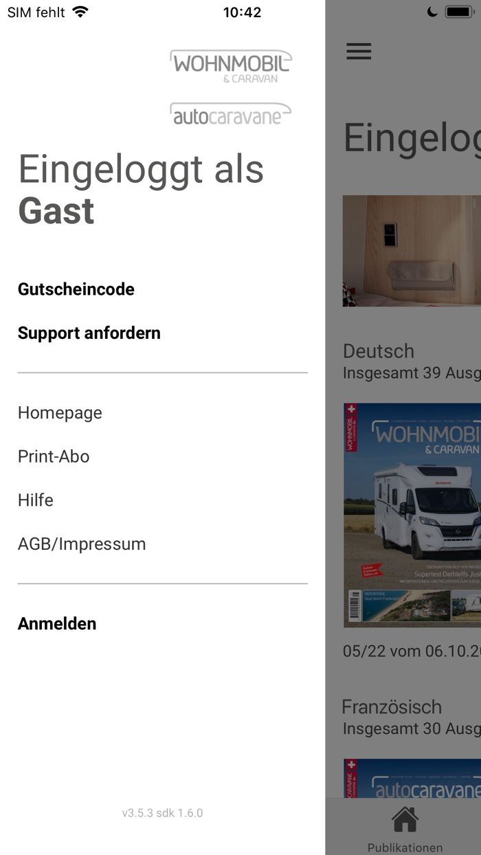 Wohnmobil and Caravan