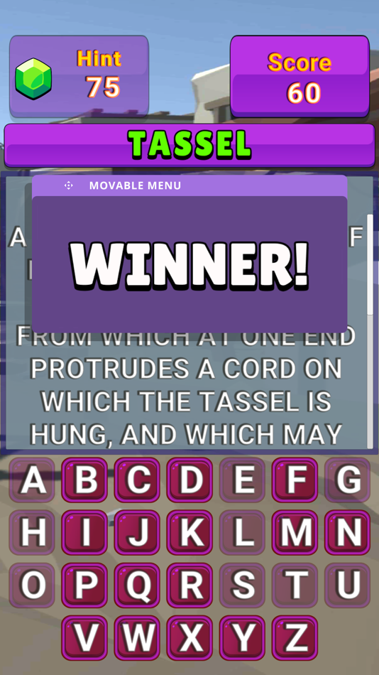 #5. Word Brain Busters Word Puzzle (iOS) By: Tec Dungeon