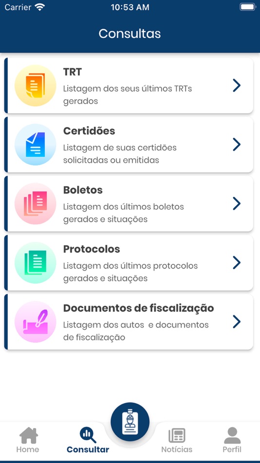 #4. e-Técnico CRT (iOS) Podle: CONSELHO FEDERAL DOS TECNICOS INDUSTRIAIS