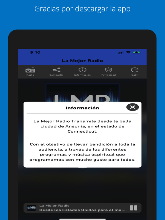 Screenshot #5 pour La Mejor Radio