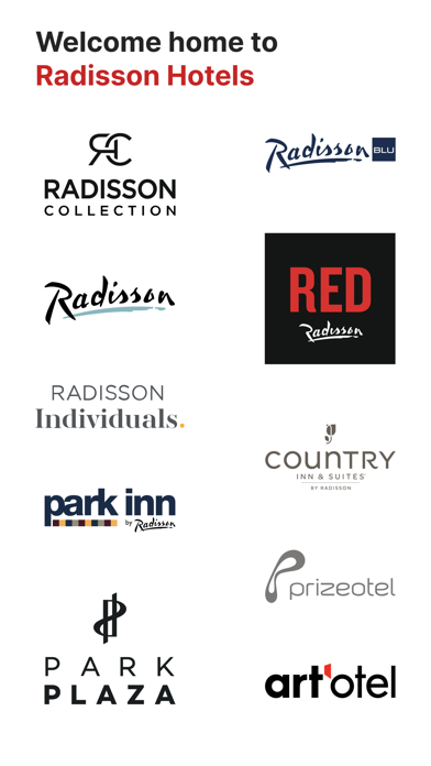 Radisson Hotels room bookings Screenshot