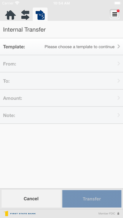 First State Bank Mobile Biz Screenshot
