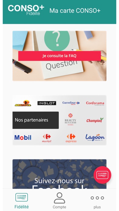 CONSO+ Fidélité Screenshot