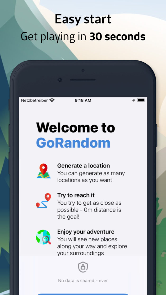 GoRandom - Exploration Game