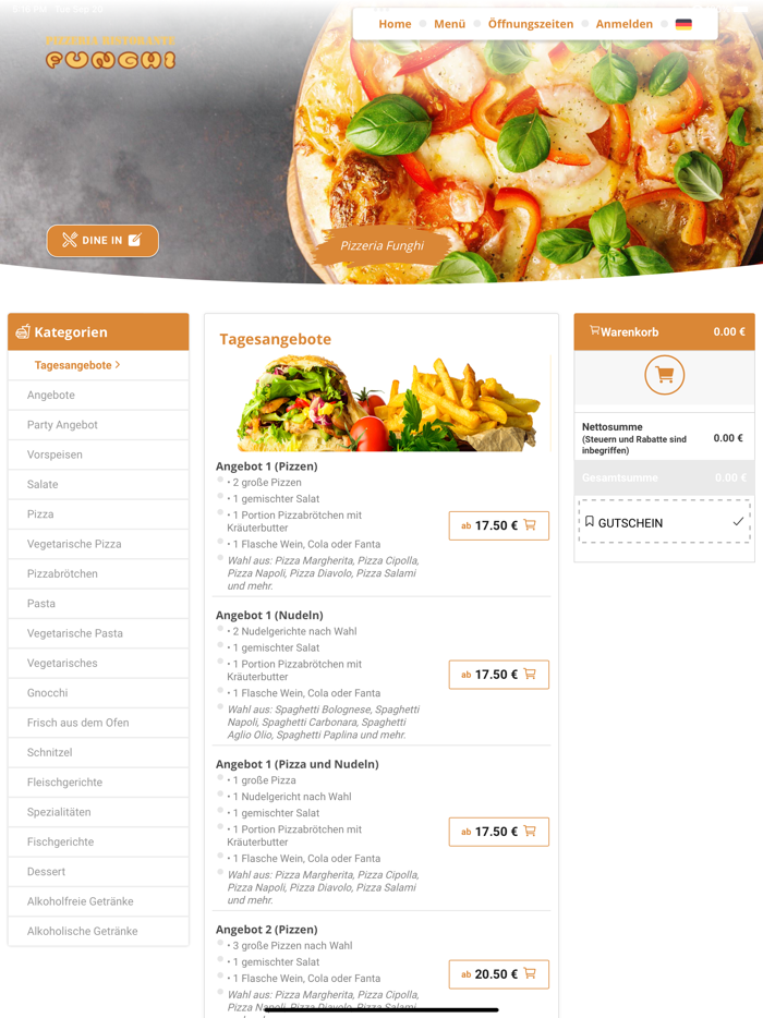 Pizzeria Funghi Muelheim