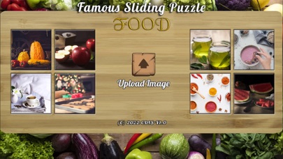 Famous Sliding Puzzle: Food Screenshot