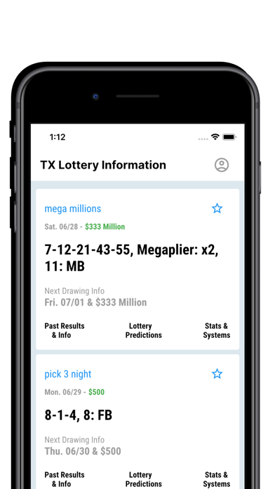 Lottery Results Texas Screenshot