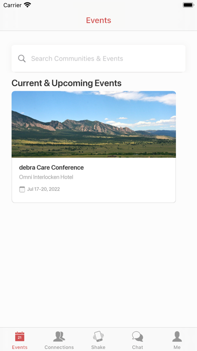 debra Care Conference Screenshot