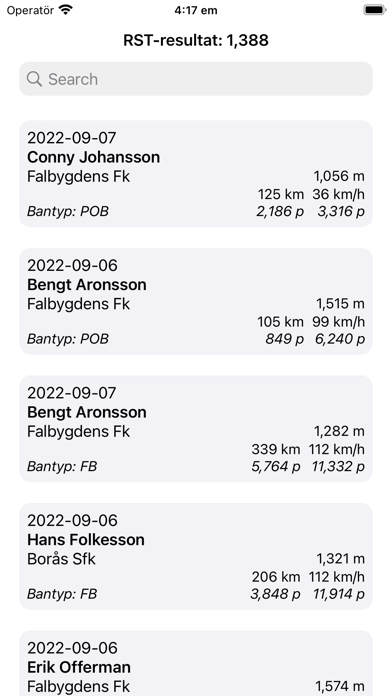 RST-resultat Screenshot