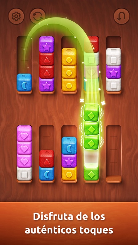 Colorwood Sort Juego de Puzzle screenshot 5