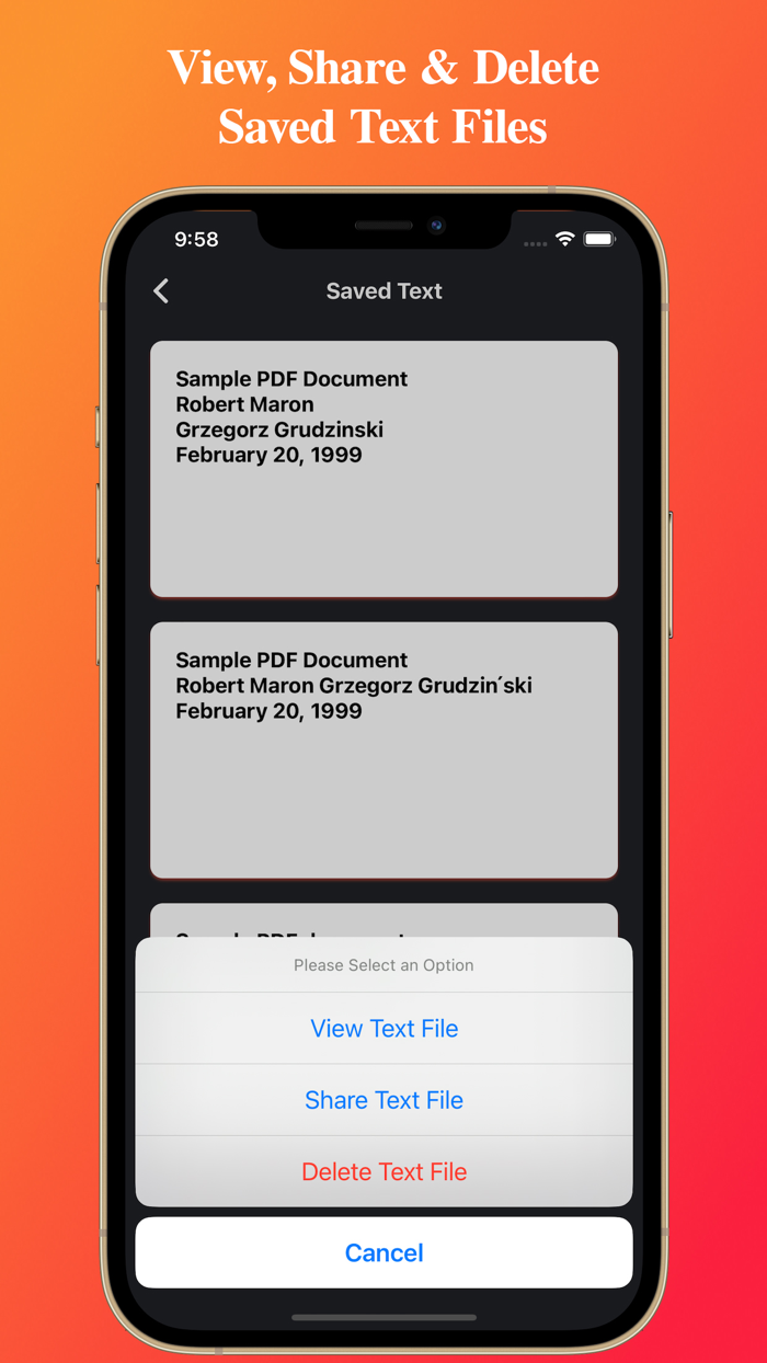 Text Converter PDF and Speech