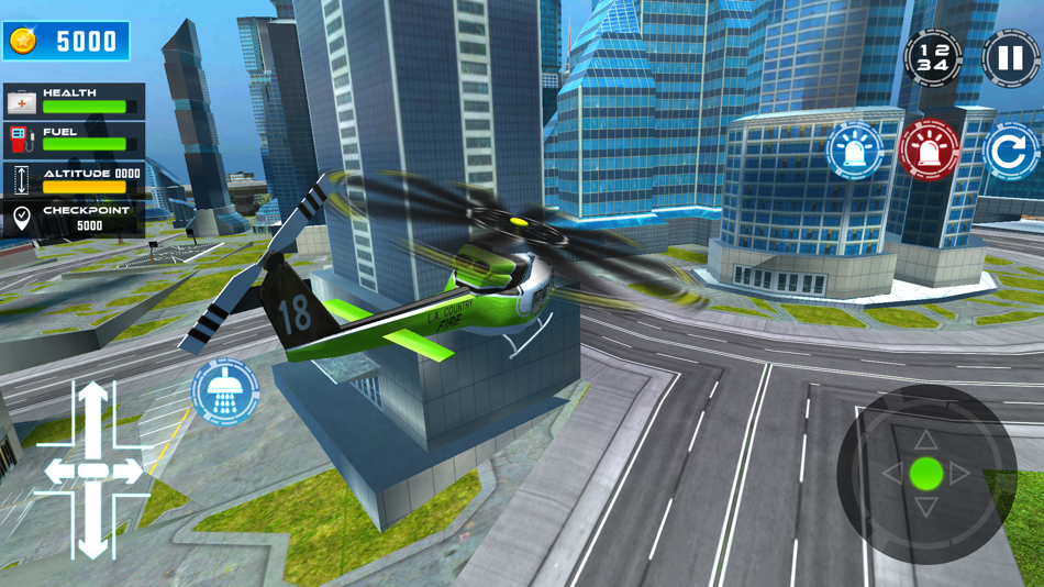 #2. Helicopter Rescue Missions Sim (iOS) 由: Usama Shafiq