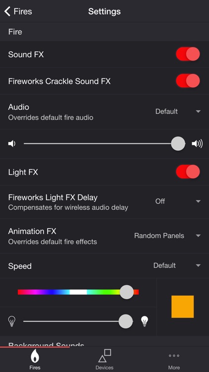 Firestorm for Nanoleaf