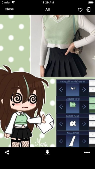 GL Outfit Ideas for GACHA Screenshot