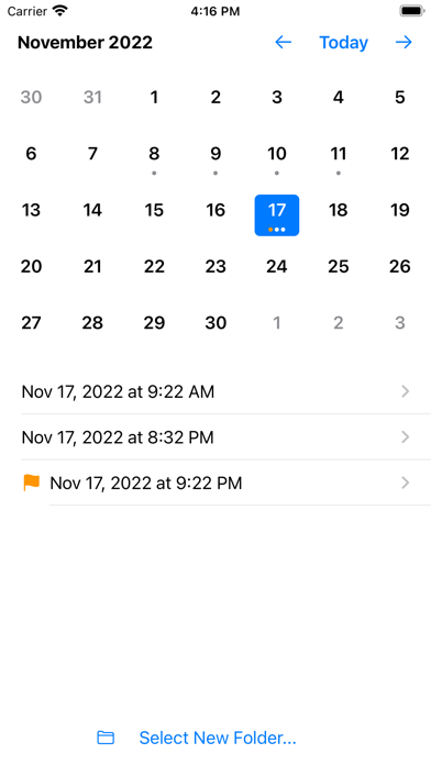 Focus Dashcam Organizer Screenshot