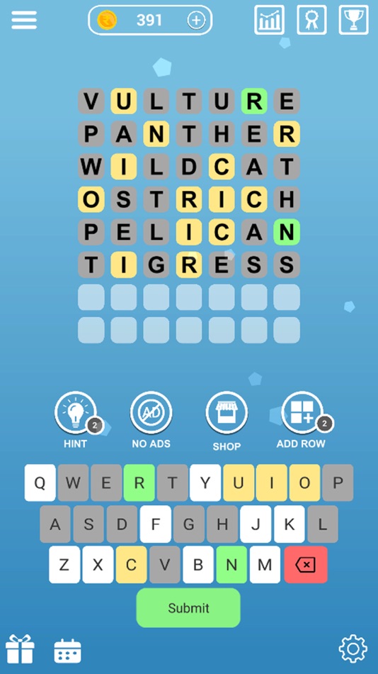 #5. Word Guess Legend-Word Puzzle (iOS) By: Athmin Game Studio