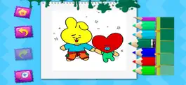 Game screenshot Coloring Bt21 for bts apk